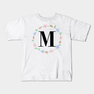 “M” initial Kids T-Shirt